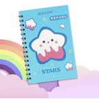 Cuaderno De 80 Hojas Rayadas Con Portada Estelar Y Espiral