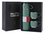 Termo Con Tazas Incluidas Para Té Y Café De Acero