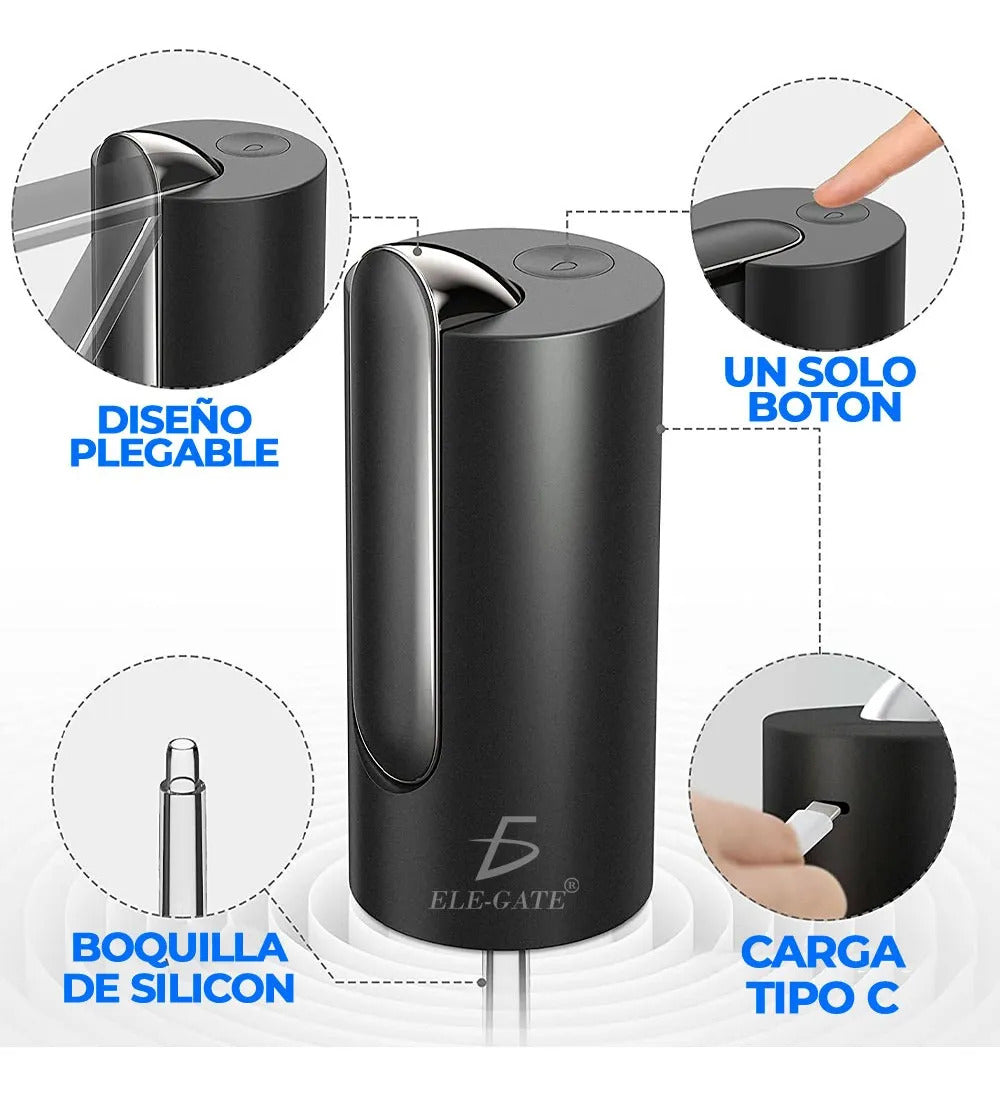 Dispensador eléctrico de agua abatible