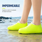 Cubrezapatos De Silicona Talla L Impermeables Y Blanco 29