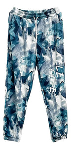 Joggers Tie Dye Con Cinta Ajustable Azul M