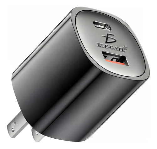 Cargador Dos En Uno Usb-a Y Usb-c Carga Rápida 5v