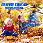 Avión De Inducción Suspendido - Figura De Acción Luminosa Azul