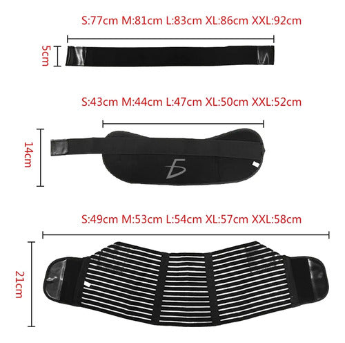 Cinturón De Soporte De Vientre Para Mujer Embarazada Negro Xl
