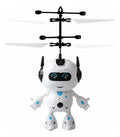 Mini drone esfera voladora con luces LED y sensor manual