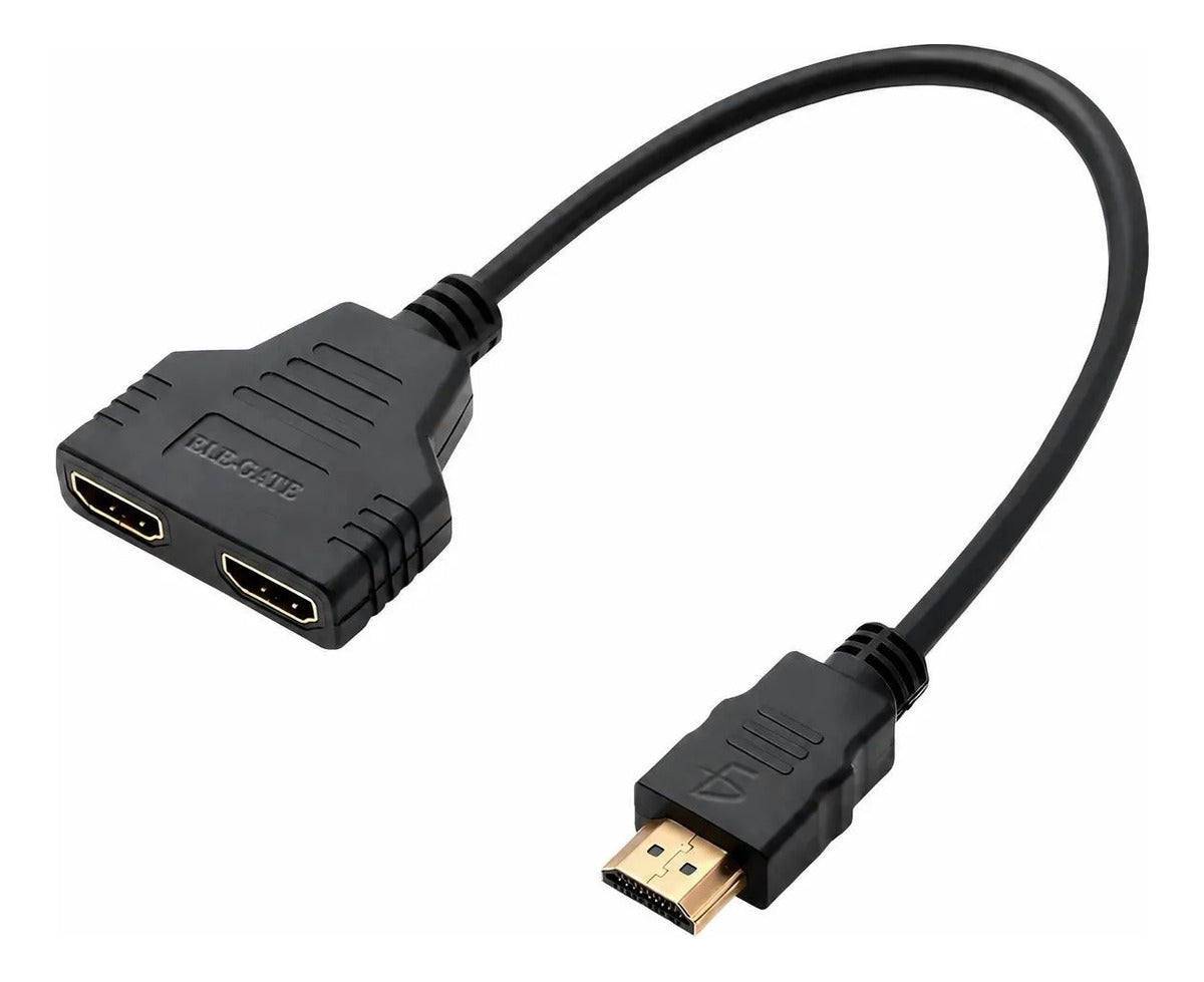 Cable Y Splitter Divisor Hdmi 1 Entrada A 2 Salidas Full Hd