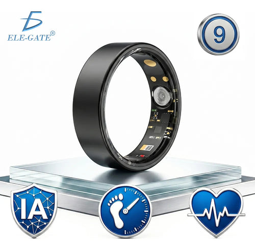 Anillo inteligente negro talla 9