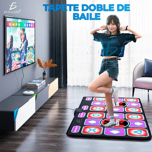 Doble Alfombra De Baile 32bits Alámbrico Doble Usuario Manta