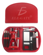 Estuche De Belleza Para Viaje - Set De 18 Piezas Para Un Rojo