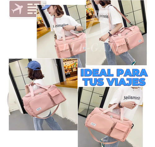 Bolsa De Viaje Con Espacio Para Calzado Y Bolsa Contra Negro