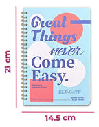 Cuaderno Rayado Con Espiral Y Portada De Brillos Coquete