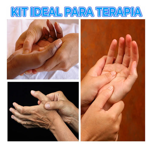 Kit Fortalecedor De Agarre 6 En 1 Con Contador Ajustable