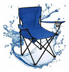 Silla De Descanso Plegable Portátil Para Playa Y Camping Azul