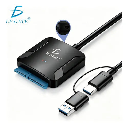 Adaptador Sata A Type C Usb 3.0 Compatible Con Hdd Ssd 2.5
