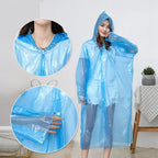 Capa Impermeable Portatil Para Lluvia Mujer Agua M