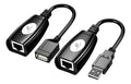 Extensor USB 50m por cable utp