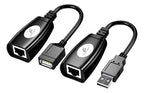 Extensor USB 50m por cable utp