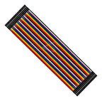 Cables jumper hembra a hembra awg 26 para protoboard