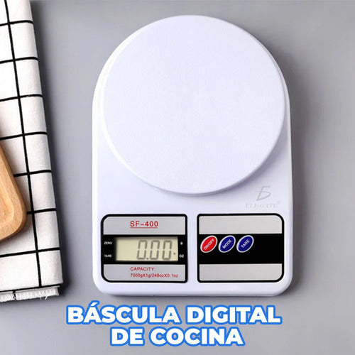 Báscula Digital Gramera Lcd De 1g A 5kg Máxima Precisión