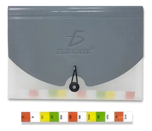 Folder Organizador A4 Con Separadores De Colores