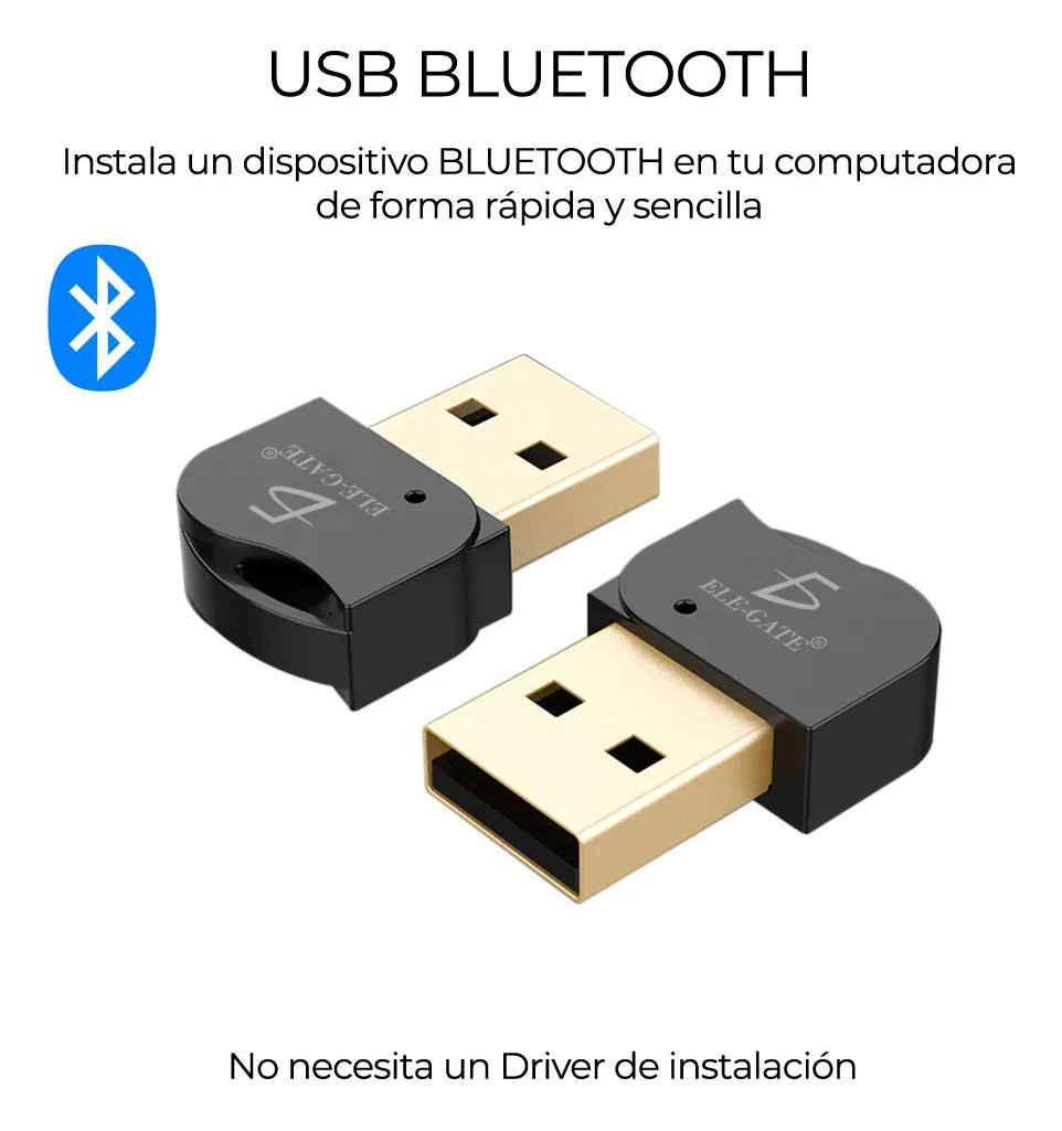 Mini Adaptador Bluetooth Usb Para Computadora
