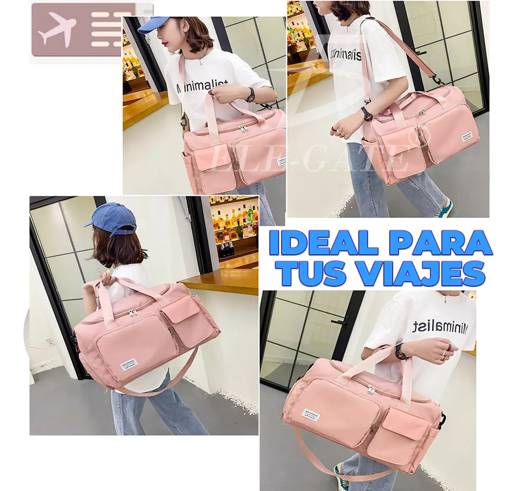 Bolsa De Viaje Con Espacio Para Calzado Y Bolsa Contra Verde