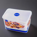 Contenedor Rectangular Transparente De 4500 Ml Con Tapa