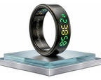 Anillo inteligente negro talla 8 con pantalla