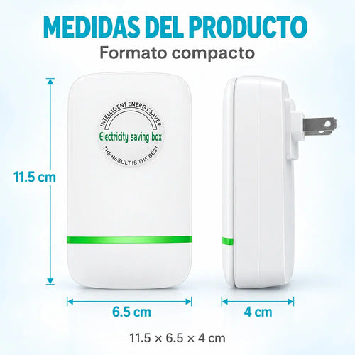 Ahorrador Energia Ahorrador De Luz 30kw Con Capacitor Blanco