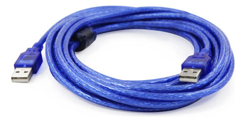 Cable USB 2.0 macho a macho para discoduro 5m