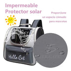 Mochila Para Mascotas Diseño Ventilado Transpirable Rosa