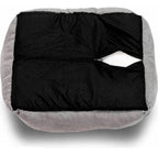 Cama Rectangular Para Mascotas 80 X 70 Cm Café