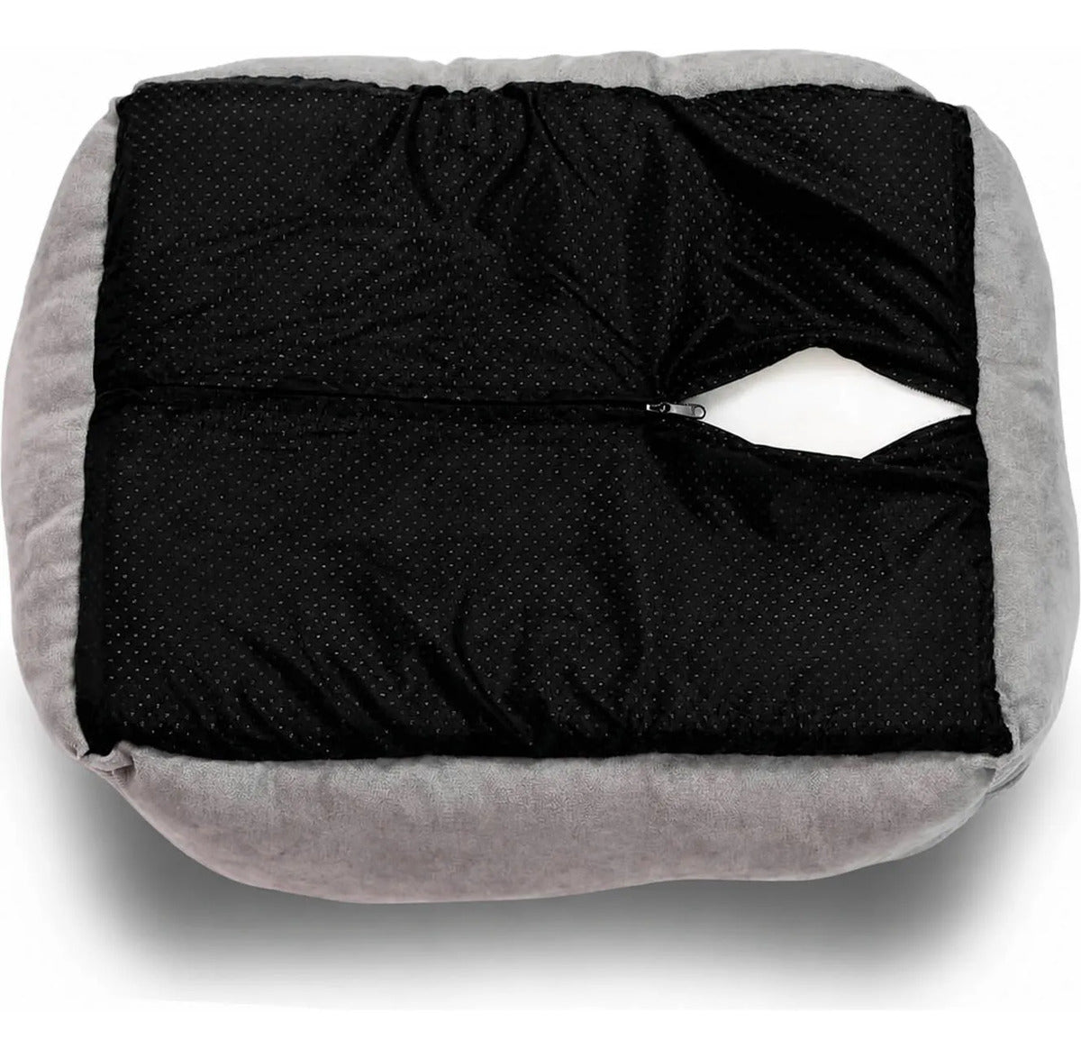 Cama Rectangular Para Mascotas 80 X 70 Cm Café