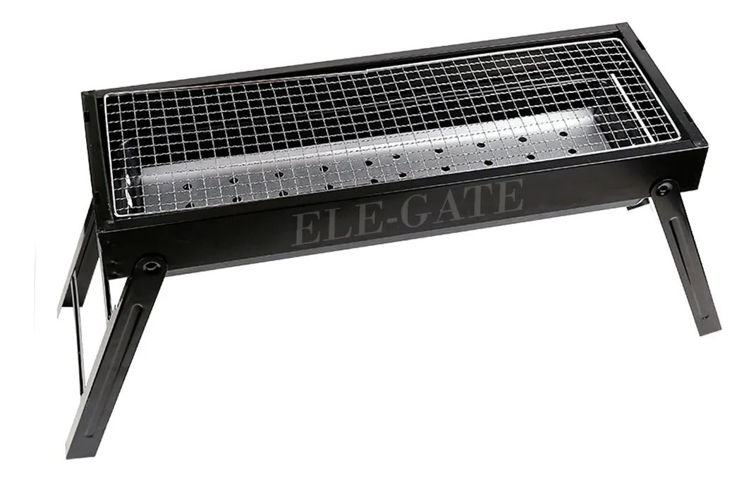 Parrilla De Carbón Portátil Plegable De 60 Cm Para Camping