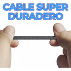 Cable micro USB V8 a USB y jack 3.5 mm de 1.5 m
