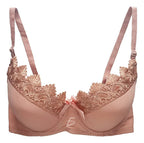 Brasier Con Encaje De Copa Completa Coral M