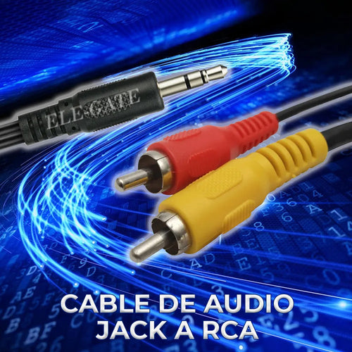 Adaptador De Cable Jack 3.5mm A Salida De Audio Rca