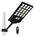 Lámpara Solar Led Exterior 360 Led Con Control Remoto Y Negro Blanco