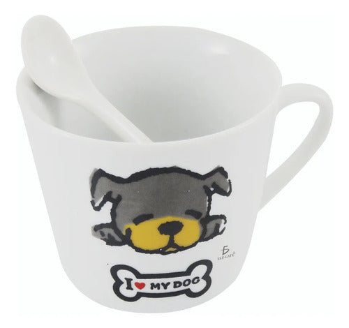 Taza De Cerámica Con Dibujos De Perro Diseños De Moda