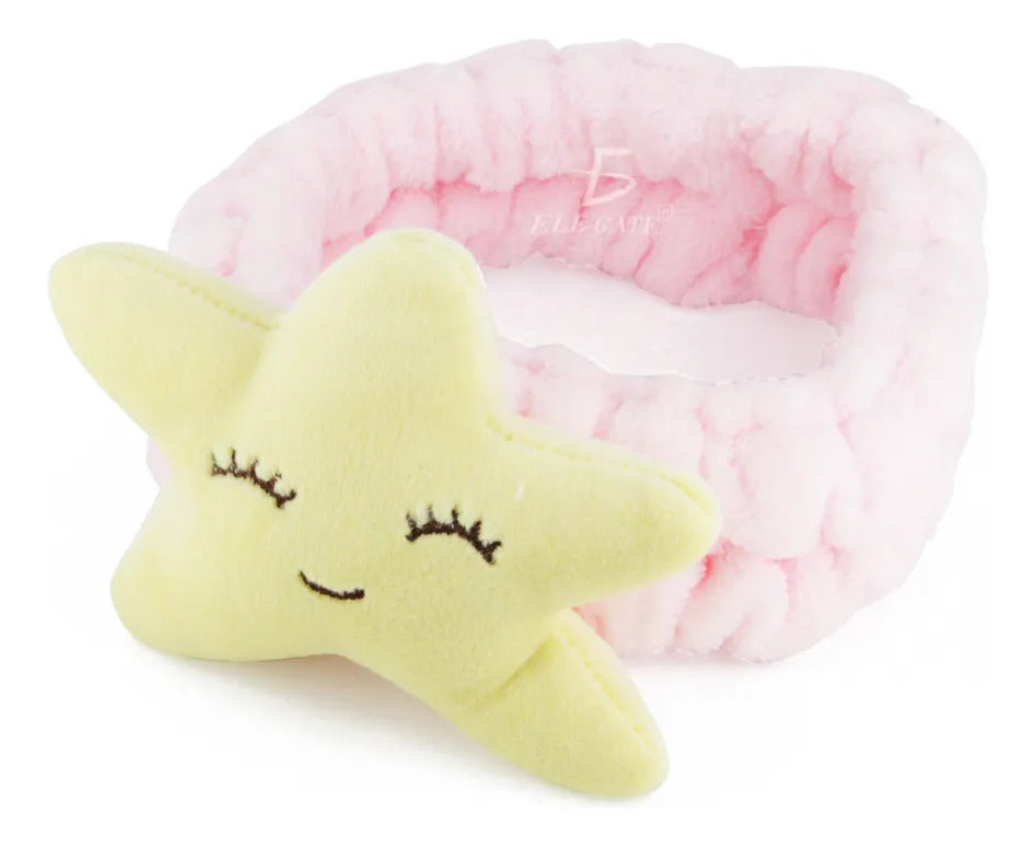 Diadema Para Cabello Afelpada Belleza Estrella