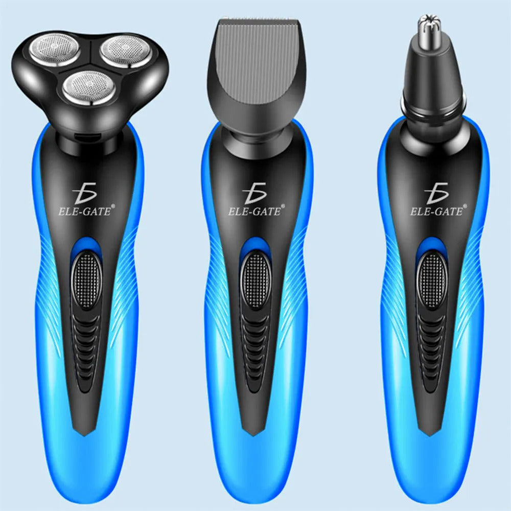Maquina Afeitar Barba Eléctrica 3 En 1 Recargable Eficaz