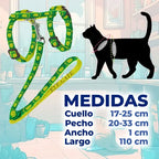 Juego De Arnés Y Correa Halter Para Perro Con Patrones