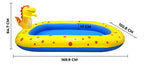 Alberca Inflable Con Aspersores Amarillo/azul