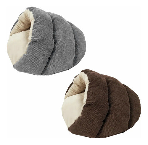 Cama Para Mascota Casa Cubierta Cerrada Interior