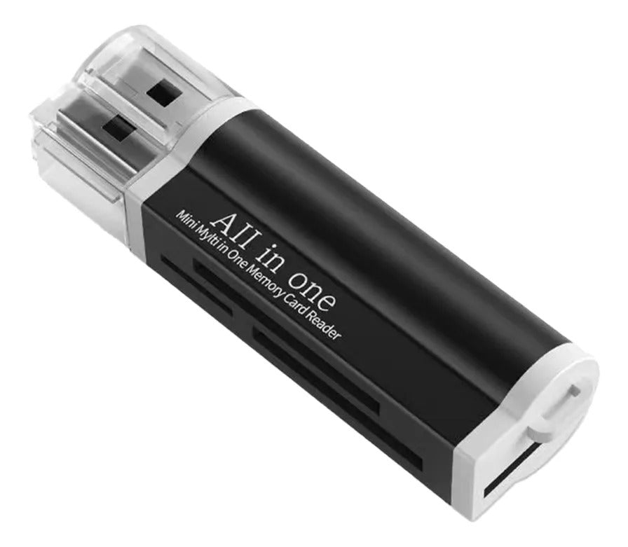 Lector de tarjetas multifunción USB 2.0 all in one carcasa