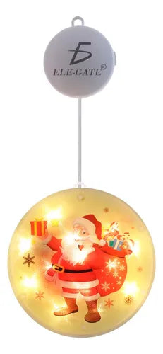 Serie De Luces Led Pvc Colgantes De Navidad Cálidas Con Amarillo