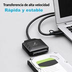 Adaptador Usb 3.0 A Sata 22 Pines Con Fuente De