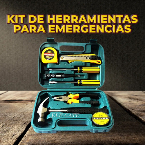 Juego De Herramientas De Reparación Profesional De Plástico Verde