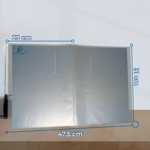 Folder Organizador Tamaño A4 Con 30 Sobres Plastificados
