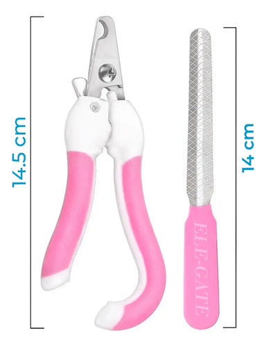 Kit De Alicates Y Limas Para Cortar Uñas De Mascotas